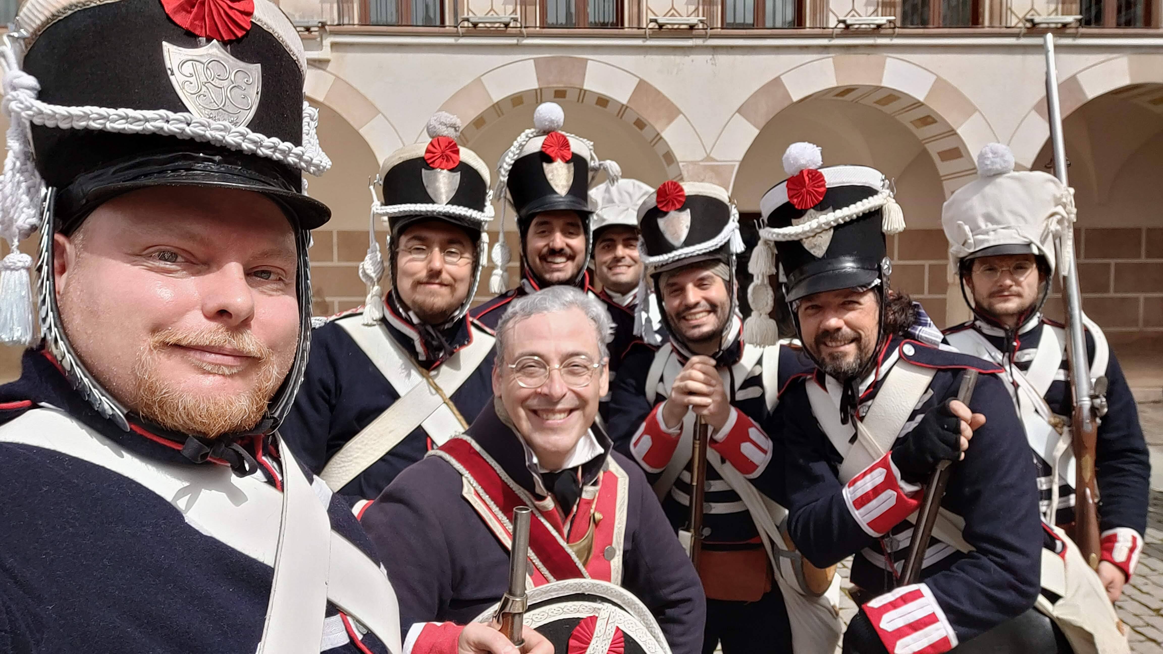 Reales Guardias Españolas en la I Recreación de los Sitios de Badajoz