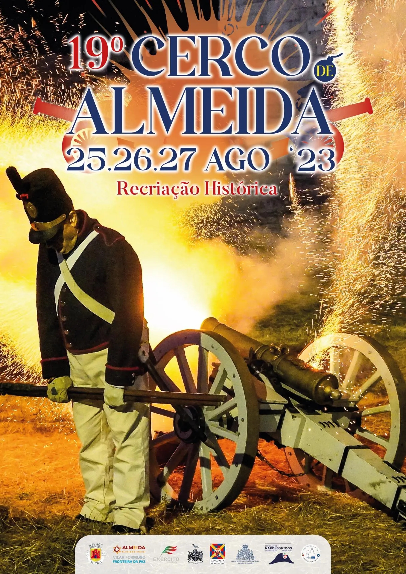 Cartel de la XIX Recreación Cerco de Almeida