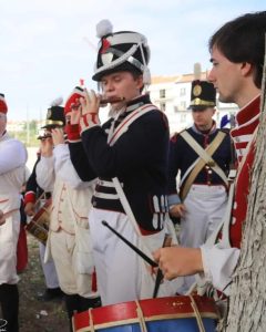 Musicos de la AERH en Vimeiro